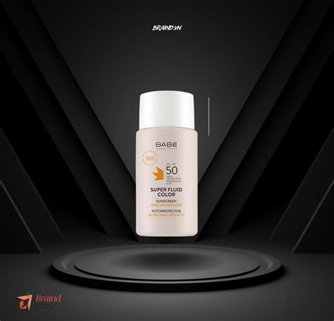 BABE Super Fluid Color Sunscreen Hyaluronic Acid Braind