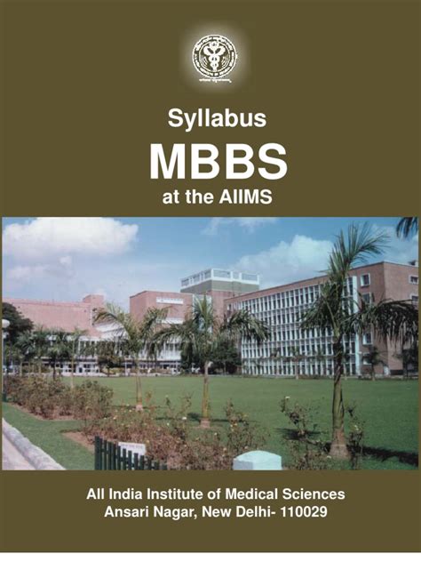 mbbs syllabus