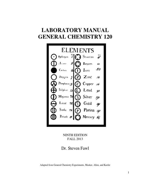 laboratory manual  answer key   chemistry physical