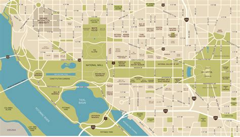 Printable Map Of National Mall