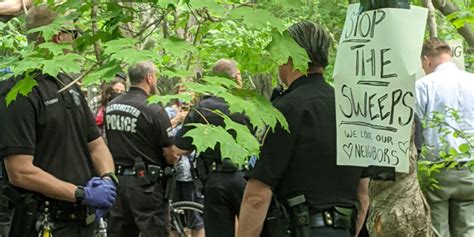 Manchester Nh Homeless Community At The Bucket Resists 11th Eviction