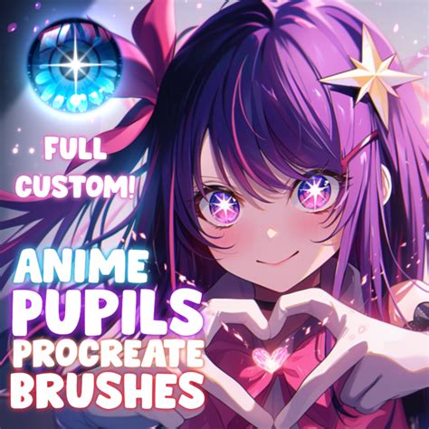 Free Procreate Pupils Brush Pack For Anime Manga Librium