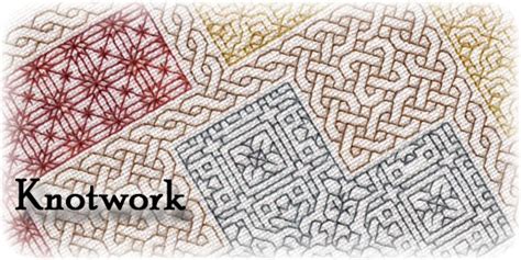 Knotwork Designs Knotwork Blackwork Embroidery Celtic Knotwork