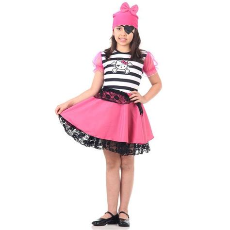 Fantasia Hello Kitty Infantil Pirata - Fantasias para Crianças ...