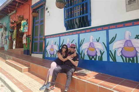 Guatape Town With El Penol Giant Rock