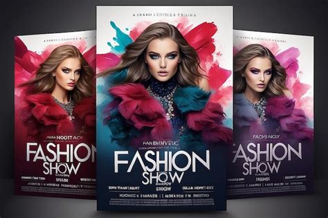 Premium Photo Fashion Show Poster Template