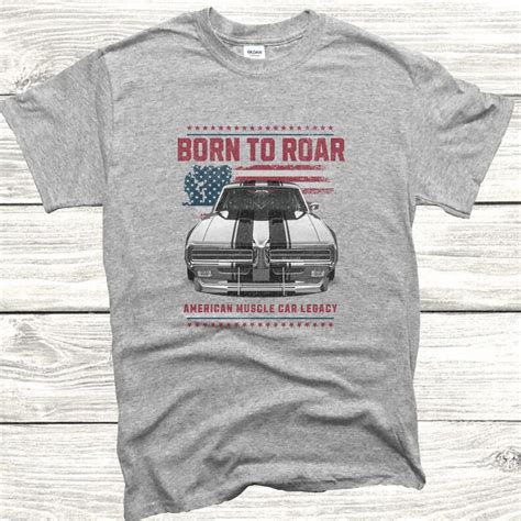 Classic Car American Muscle Car T Shirt Vintage Cars Muscle Etsy