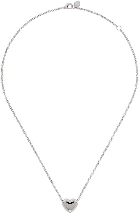 silver  necklace  numbering  sale