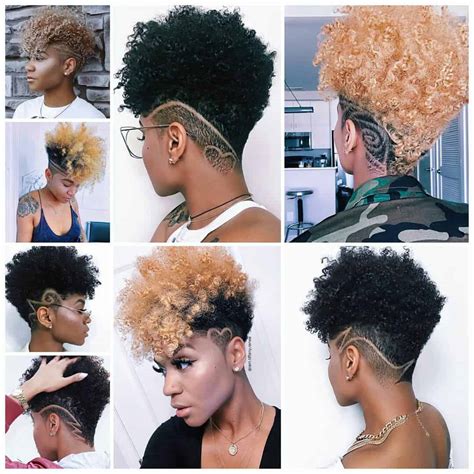 Tapered Haircuts & Fades for Women on Short Natural Hair