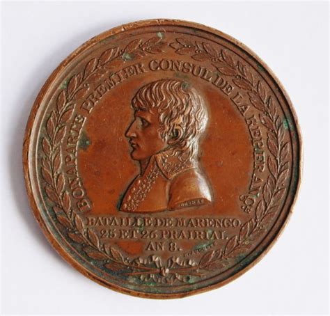 Frankrijk Medaille Medaille Napoleon Ier Premier Consul Bataille