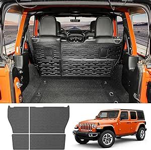 Amazon Jtyzsm Backrest Mat For Jeep Wrangler Jl