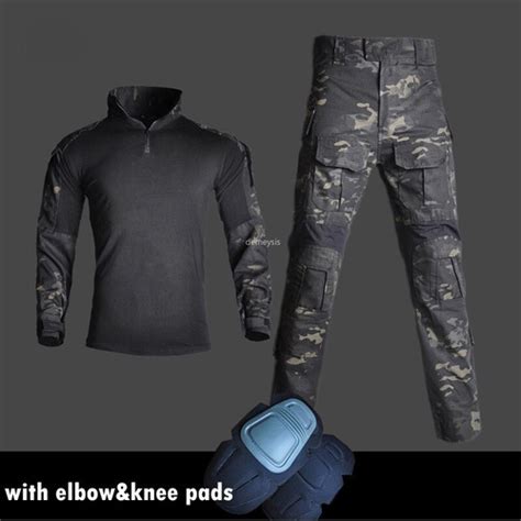 Ropa De Caza T Airsoft Para Paintball Con Coderas Y Rodiller Cuotas