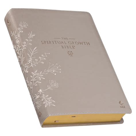The Spiritual Growth Bible, Study Bible, NLT - New Living Translation Holy Bible, Faux Leather