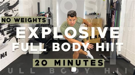 20 Minute Explosive Full Body Hiit Workout Pma Fitness Youtube