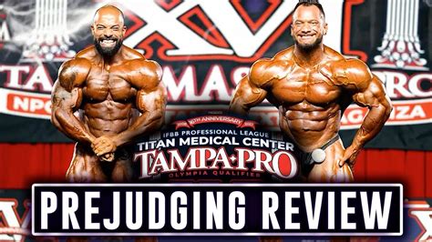 Tampa Pro PREJUDGING Review Callouts 2023 Hunter Labrada Vs Jon De