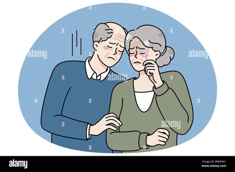 Vieille femme solitaire mature à la retraite Banque d images vectorielles Alamy