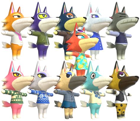 Famous Animal Crossing Wolf Png 2022