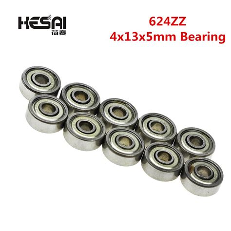 10PCS/LOT 624 624Z 624ZZ Ball Bearing 4*13*5mm Chrome Steel Bearing