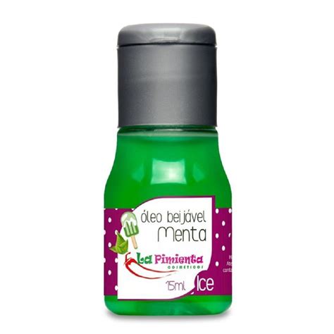Óleo Beijável Ice ml La Pimienta Sabor Menta Refrescante Sex Shop