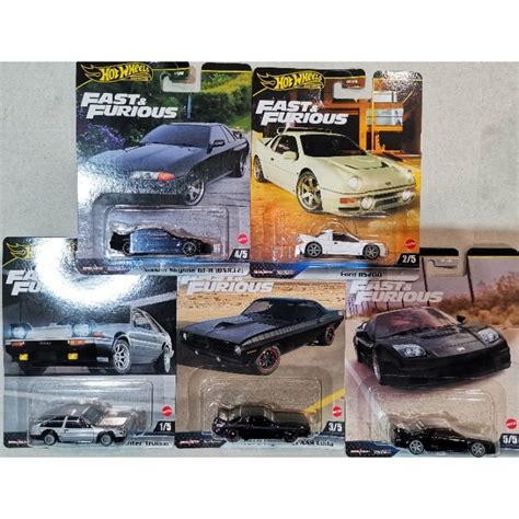 Hot Wheels Premium Fast Furious Skyline Gtr R Toyota Ae Honda Nsx R Hnw Shopee