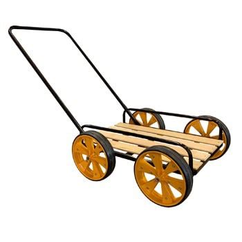 Тачки и тележки : Тележка садовая 4-х колесная