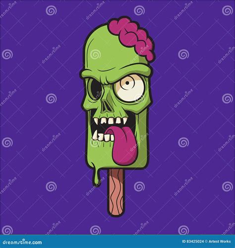 Ice Cream Skull Stock Vector Illustration Of Icon Dead 83425024