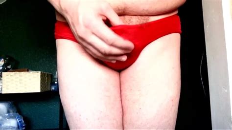 Red Satin Panty Cum Squirts Gay Crossdresser Crossdresser Porn XHamster