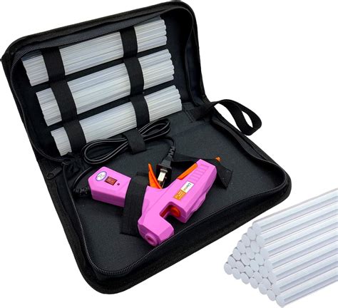 Amazon Liumai Hot Glue Gun Kit With Pcs Glue Sticks Mini Hot Melt Glue Gun With Carrying