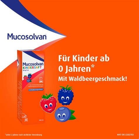 Mucosolvan Kindersaft 30mg5ml Lösung Zum Einnehmen 250 Ml Online Kaufen