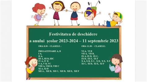 Festivitatea De Deschidere A Anului Colar Colegiul