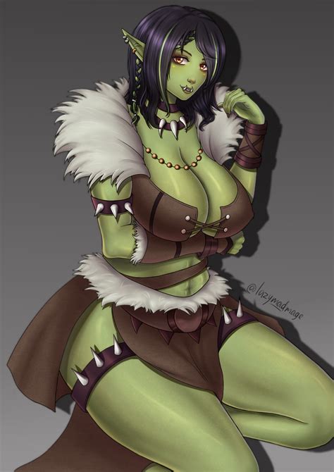 Orc Gal By Lazymadmage Hentai Foundry