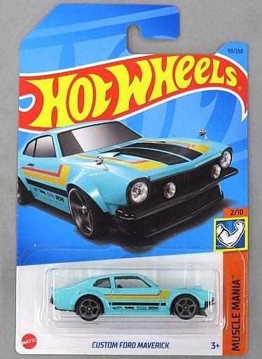駿河屋 1 64 CUSTOM FORD MAVERICK ライトグリーンブラックイエロー Hot Wheels MUSCLE MANIA HKJ53 ホットウィール