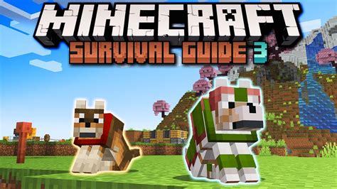 Wolves Wolf Armor And Armadillos Minecraft Survival Guide S3 Tutorial