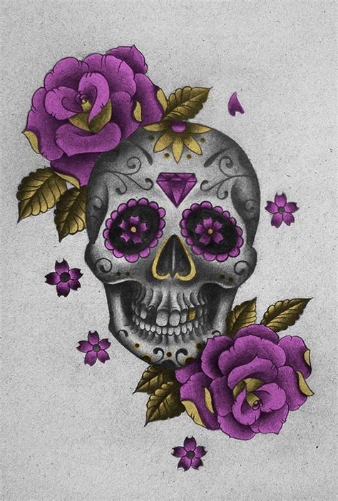 Tattoo Lovers Sugar Skull Tattoos Skull Tattoo Design Skull Tattoos