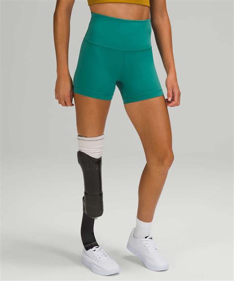 Lululemon Wunder Train High Rise Short Teal Lagoon Lulu Fanatics