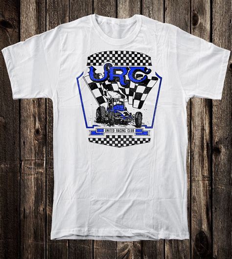 Hot Rod T Shirt 100 Cotton Vtg Art Speed Shop URC United Racing Club Drag Race Walmart