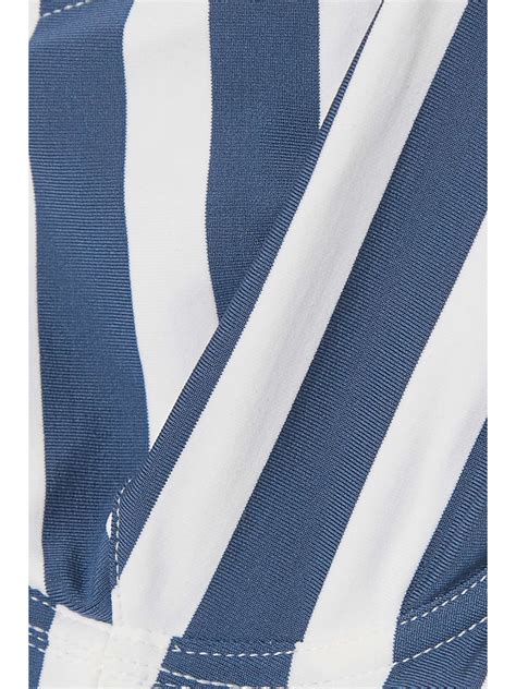 Eres Samba Corazon Striped Halterneck Bikini Top Net A Porter