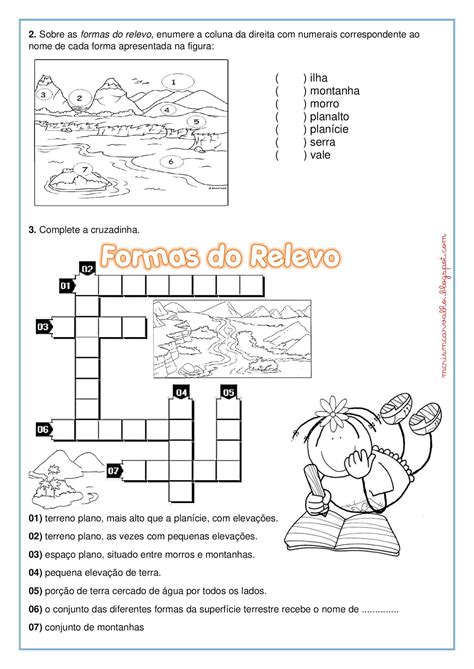 Questões Sobre Relevo 6 Ano