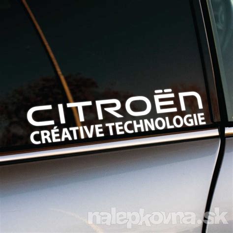 Citroen Créative Technologie New Logo Nalepkovnask