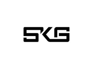 Premium Vector | Skg logo design