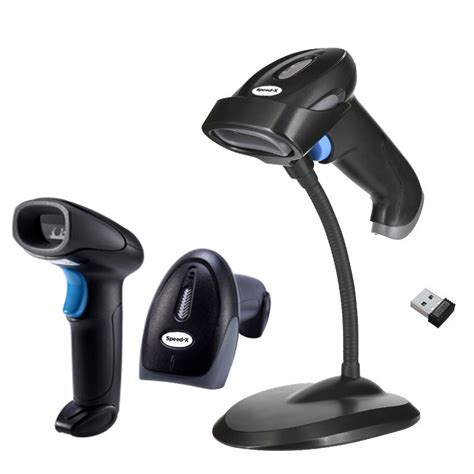 Speed-X 8700 2D Wireless 2.4Ghz Barcode Scanner With Stand and Receiver