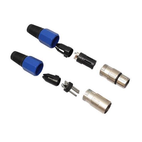 Канон комплект XLR папа мама BIG XLR 3Pin (пара), цена 112 грн - Prom ...