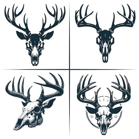 Premium Vector Deer Head Svg Deer Hunting Svg Cut File Cricut File