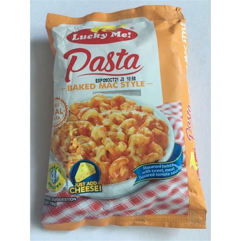 Lucky Me Pasta Baked Mac Style 70g Shopee Philippines