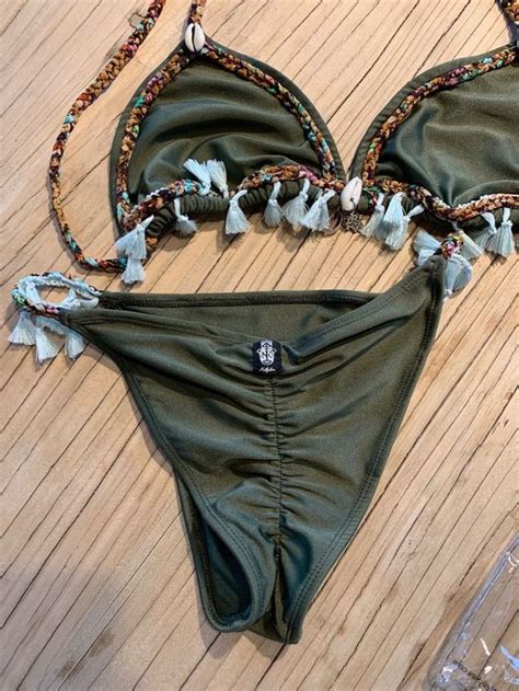 Nellykini Bikini Olivgrün in Gr M L Neu gemäss Beschreibung in Altendorf für CHF mit