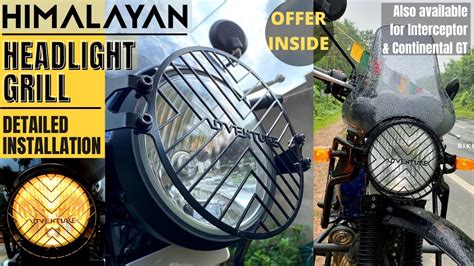 Royal Enfield Himalayan Headlight Grill Getsetride Bikernomad Read Description Discount