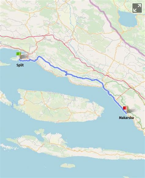 16 Split Makarska Eurovelo 8 The European Cycle Route Network