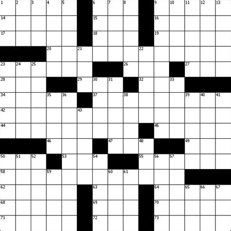 Printable Daily Crossword Puzzle - Ataglance Printable Calendar