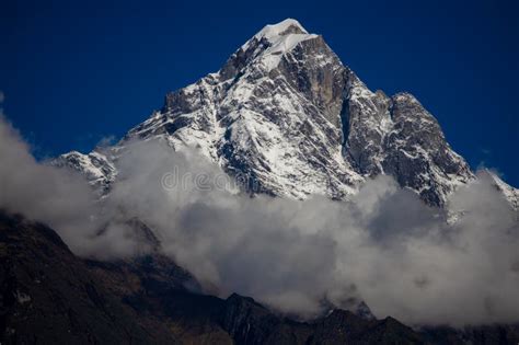 Himalaya snow mountain stock image. Image of nepali - 275657041