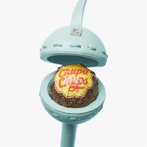 Collar Chupa Chups Holder Collar Fendi X Chupa Chups® De Piel Azul